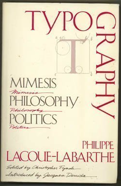 9780674917002: Typography: Mimesis, Philosophy, Politics