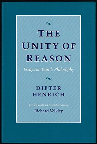 Imagen de archivo de The Unity of Reason: Essays on Kant's Philosophy a la venta por Fahrenheit's Books