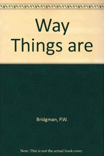 Beispielbild fr Bridgman : Way Things Are zum Verkauf von Better World Books