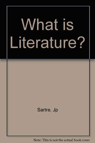 What is Literature?" and Other Essays (9780674950832) by Sartre, Jean-Paul; Ungar, Steven