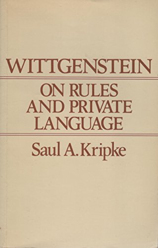Beispielbild für Wittgenstein on Rules and Private Language: An Elementary Exposition zum Verkauf von BooksRun