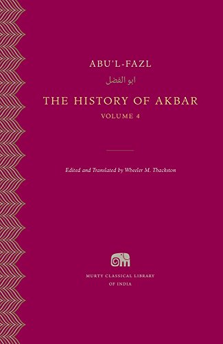 Stock image for The History of Akbar, Volume 4 (Murty Classical Library of India) for sale by HPB-Red