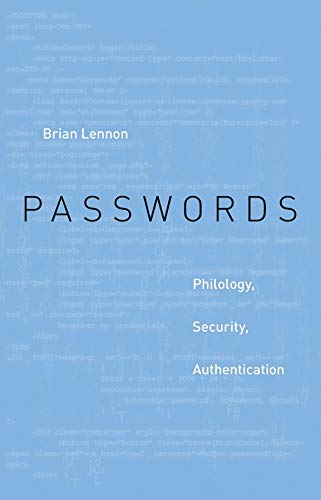 Beispielbild fr Passwords. Philology, Security, Authentication zum Verkauf von Valley Books