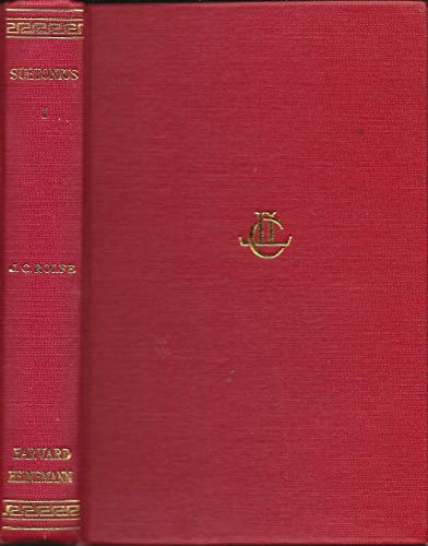 Stock image for Suetonius, Volume I (Loeb Classical Library 31) for sale by Albion Books