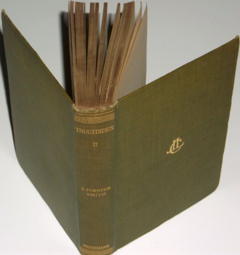 Beispielbild fr Thucydides II: Books III and IV (Loeb Classical Library 109) zum Verkauf von Powell's Bookstores Chicago, ABAA