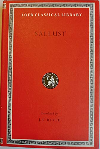 Stock image for Sallust (Loeb Classical Library, 116) for sale by Albion Books
