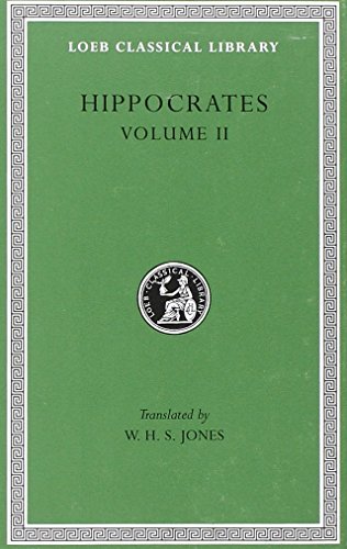 Stock image for Hippocrates Volume II (Loeb Classical Library 148) for sale by A Book By Its Cover