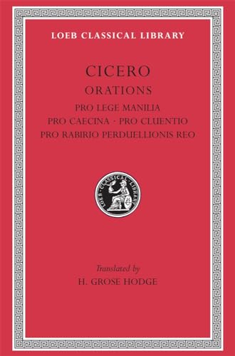 Beispielbild fr Pro Caecina, etc.: 198 (Loeb Classical Library) zum Verkauf von Monster Bookshop