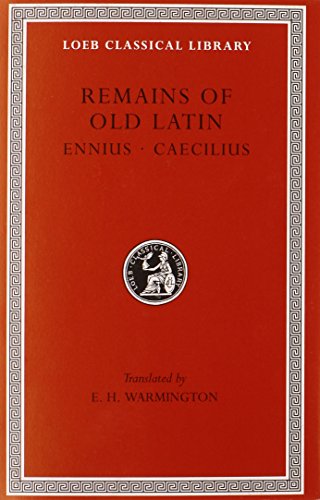 Beispielbild fr REMAINS OLD LATIN T. 1 zum Verkauf von Librairie Guillaume Bude-Belles Lettres