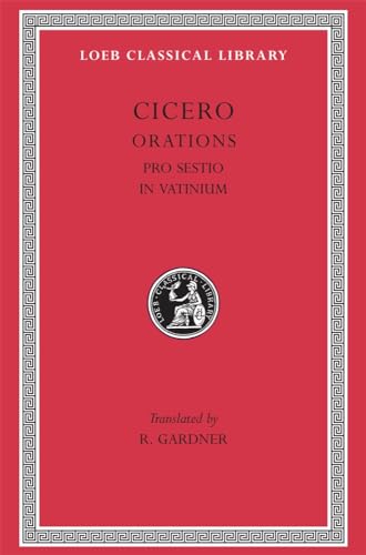 9780674993419: Pro Sestio. In Vatinium: 309 (Loeb Classical Library)