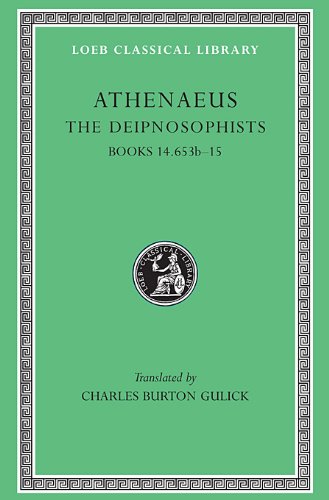 Imagen de archivo de Athenaeus, volume VII. The Deipnosophists Book XIV from 653 b. and Book XV. [Loeb Classical Library No. 345] a la venta por Windows Booksellers