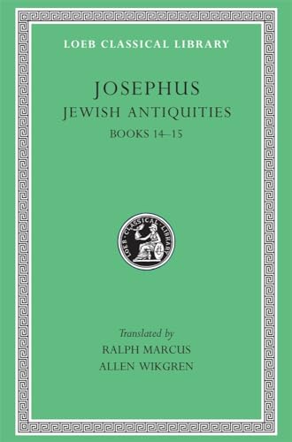 9780674995383: Josephus: Jewish Antiquities, Books Xiv-XV: Books 14–15: Volume VI