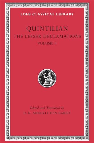 Stock image for The Lesser Declamations, Volume II (Loeb Classical Library; 501) for sale by MARCIAL PONS LIBRERO