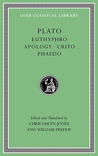Stock image for Euthyphro. Apology. Crito. Phaedo (Loeb Classical Library) for sale by Zubal-Books, Since 1961