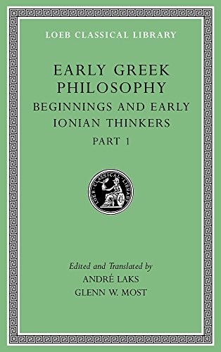 Beispielbild fr Early Greek Philosophy, Volume II zum Verkauf von Blackwell's