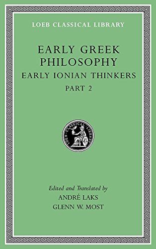 9780674996915: Early Greek Philosophy: Early Ionian Thinkers: Early Ionian Thinkers, Part 2: 3