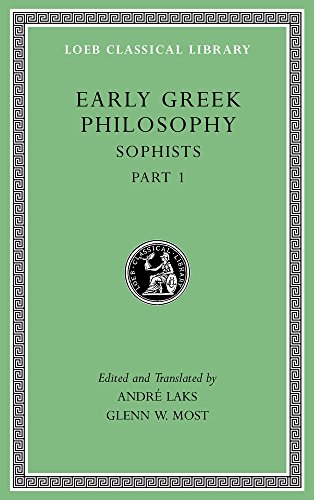 Stock image for Early Greek Philosophy, Volume VIII: Sophists, Part 1 for sale by ThriftBooks-Atlanta