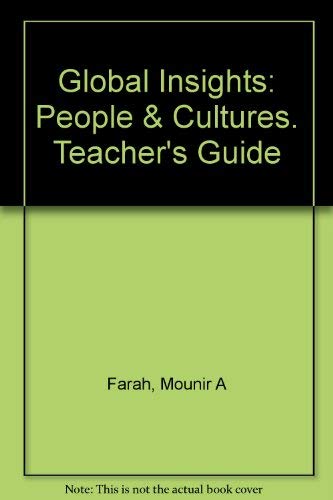 9780675019316: Global insights: People & cultures