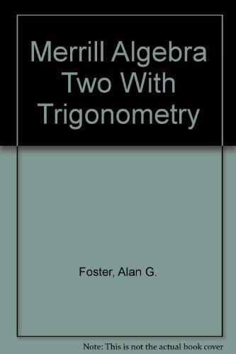 Stock image for Merrill Algebra Two With Trigonometry for sale by HPB-Red