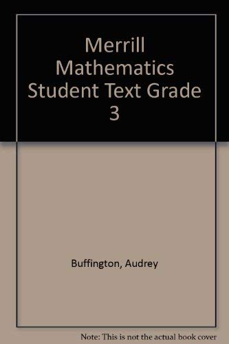 Stock image for Merrill Mathematics Student Text Grade 3 for sale by Omaha Library Friends