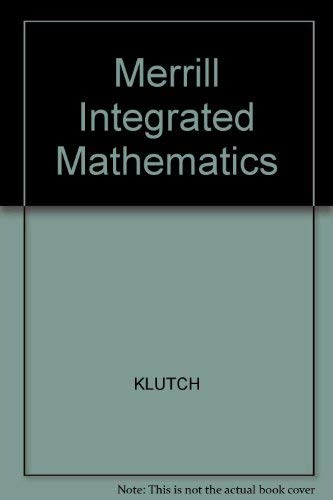 Merrill Integrated Mathematics.