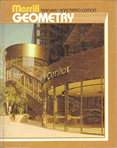 9780675058407: Merrill Geometry: Teacher`s Guide and Tests