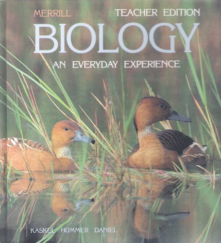 9780675061216: Merrill Biology: An Everyday Experience, Teacher's Edition