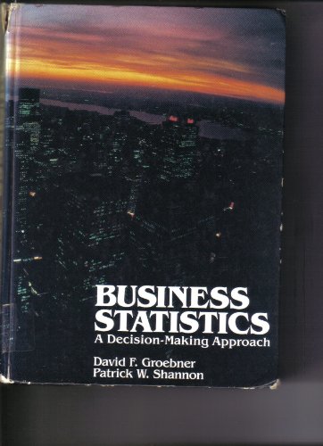 Beispielbild fr Business Statistics : A Decision-Making Approach zum Verkauf von Better World Books