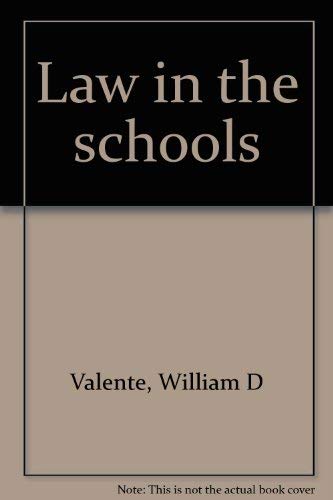 9780675081658: Law in the schools