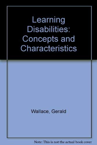 Beispielbild fr Learning Disabilities Concepts Character zum Verkauf von Better World Books