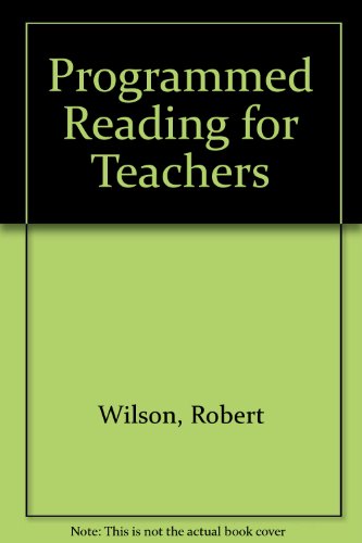 Beispielbild fr Programmed Reading for Teachers zum Verkauf von Better World Books