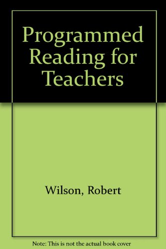 Imagen de archivo de Programmed Reading for Teachers a la venta por Better World Books