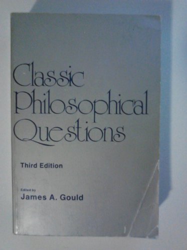 Imagen de archivo de Classic Philosophical Questions (Philosophy Ser.): Third Edition a la venta por P.C. Schmidt, Bookseller