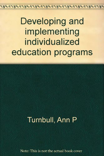 Beispielbild fr Developing and implementing individualized education programs zum Verkauf von Wonder Book