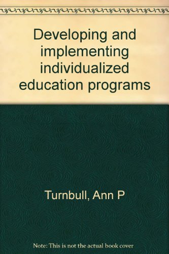 Stock image for Developing and implementing individualized education programs for sale by Wonder Book