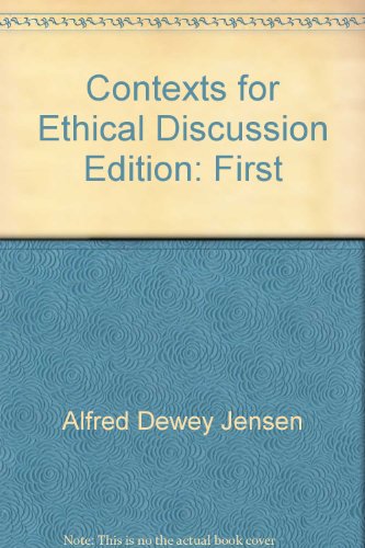 Stock image for Contexts for Ethical Discussion for sale by Callaghan Books South
