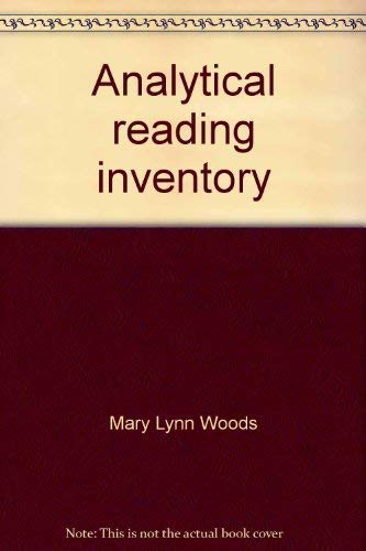 Beispielbild fr Analytical Reading Inventory zum Verkauf von ThriftBooks-Dallas
