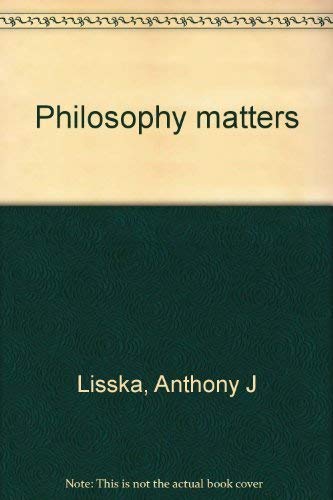 Stock image for Philosophy matters for sale by HPB-Red