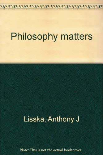 9780675085922: Philosophy matters
