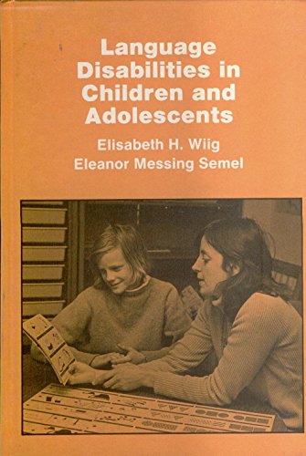 Imagen de archivo de Language Disabilities in Children and Adolescents a la venta por ThriftBooks-Dallas