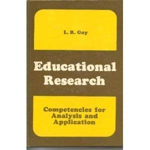 9780675086363: Educational research: Competencies for analysis and application