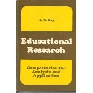 Stock image for Educational research: Competencies for analysis and application for sale by A Squared Books (Don Dewhirst)