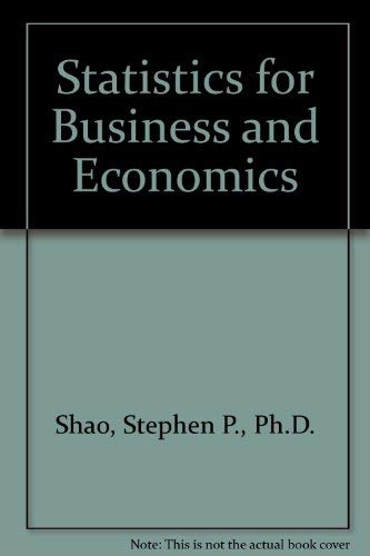 Stock image for Statistics for Business and Economics for sale by Better World Books