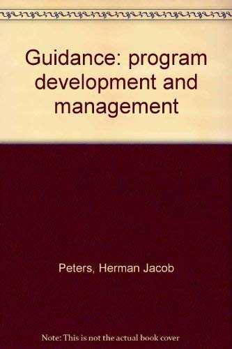 9780675088251: Guidance: program development and management