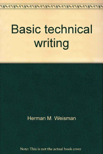 Beispielbild fr Basic Technical Writing zum Verkauf von Better World Books