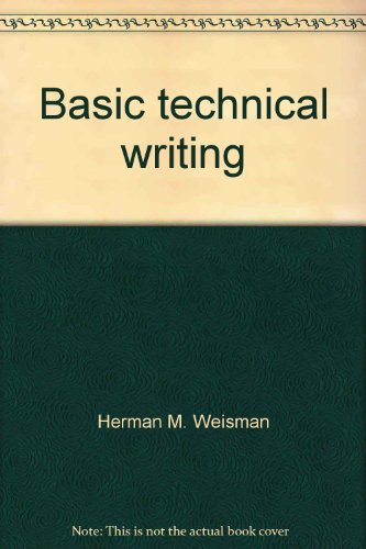 Imagen de archivo de Basic Technical Writing a la venta por Better World Books