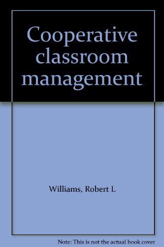 Beispielbild fr Cooperative Classroom Management zum Verkauf von Better World Books
