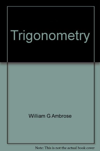 9780675089913: Trigonometry: A Functional Approach (Merrill mathematics series)