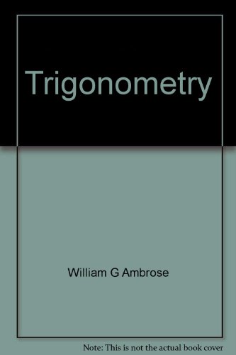 Stock image for Trigonometry: A Functional Approach (Merrill mathematics series) for sale by SecondSale