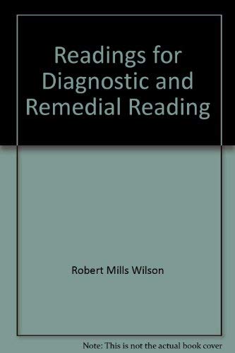 9780675090605: Readings for diagnostic and remedial reading